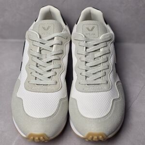 Veja White and Gray Sneakers